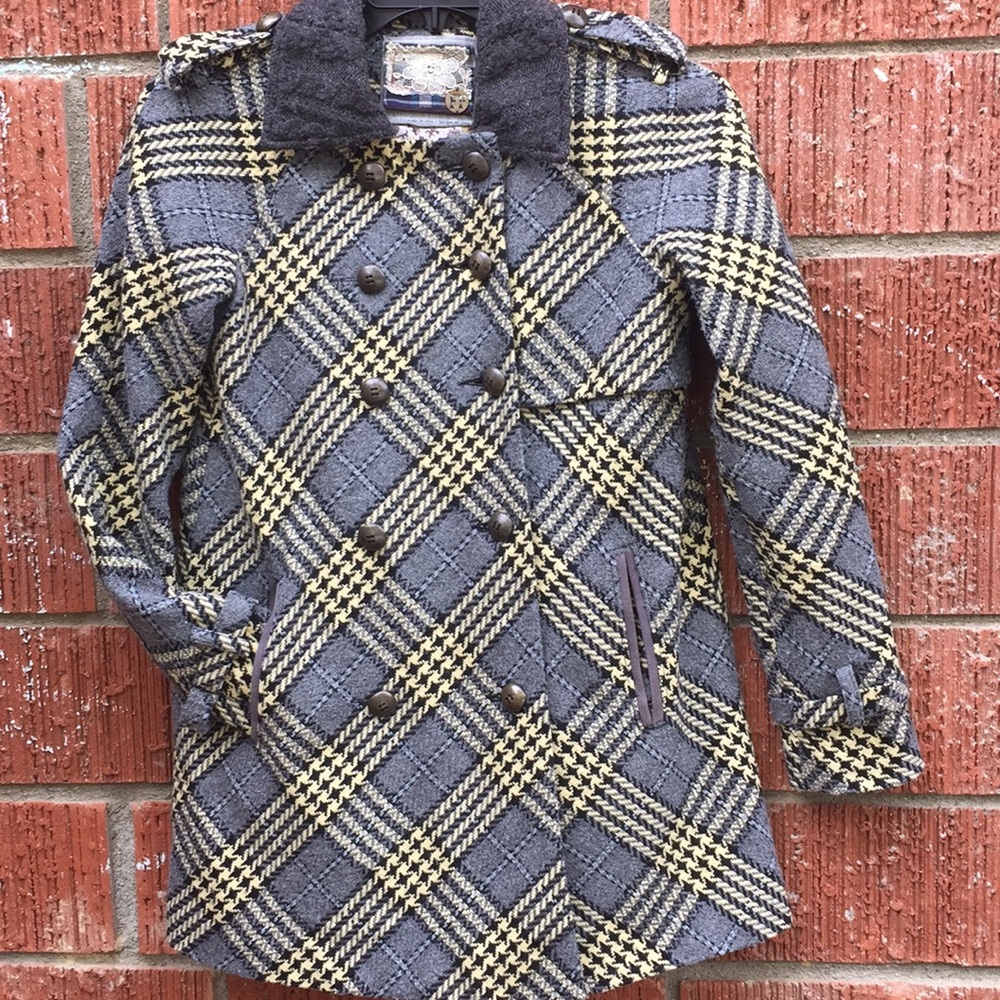 Free People pea coat. Size 6